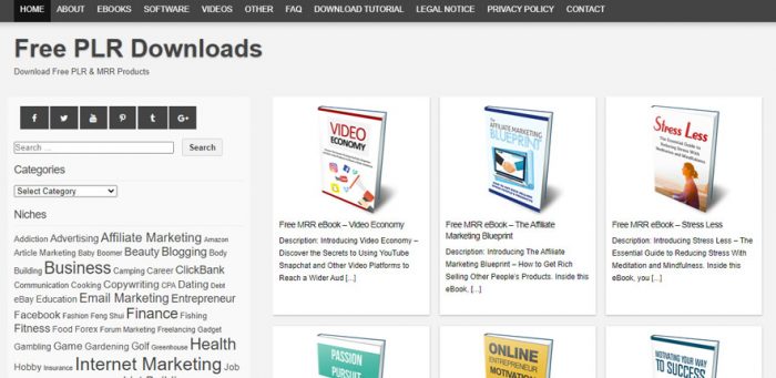 Turbo PLR Shop inkl 20 PLR-Produkte Internet Webseite Software ebooks Tools PLR 