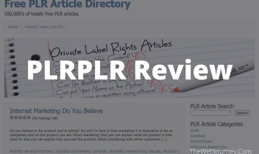 PLRPLR-review